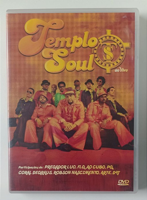 Dvd Templo Soul - ao Vivo Editora [seminovo]