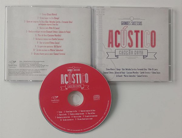 Cd Grandes Sucessos Acústico Interprete Canção Nova [seminovo]