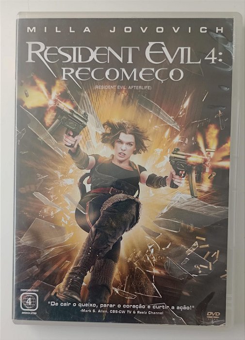 Dvd Resident Evil 4: Recomeço Editora (2011) [usado]