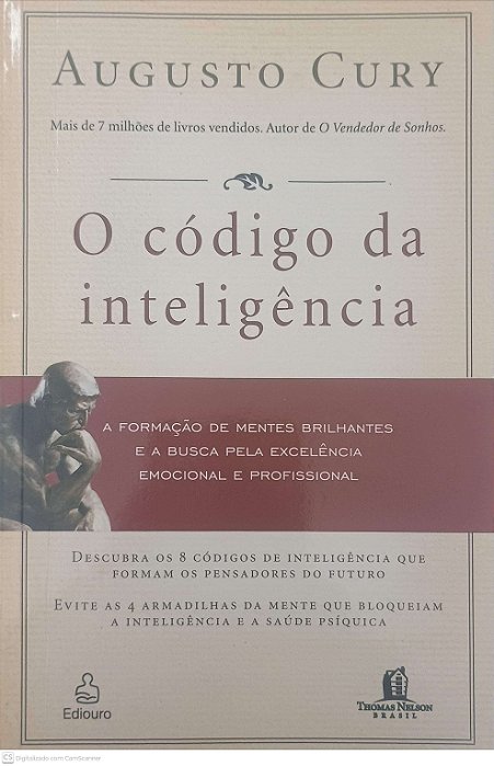 Livro o Código da Inteligencia Autor Cury, Augusto (2008) [usado]