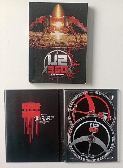 Dvd U2 - 360 / At The Rose Bowl Editora (2010) [usado]