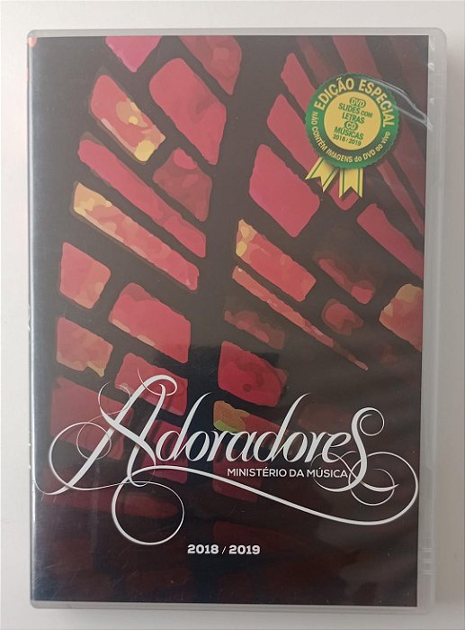 Dvd Adoradores - Ministério da Música Editora (2017) [usado]
