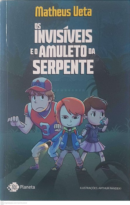 Livro os Invisiveis e o Amuleto da Serpente Autor Ueta, Matheus (2017) [usado]