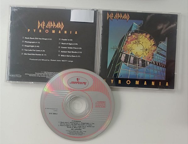 Cd Pyromania (eua) Interprete Def Leppard [seminovo]