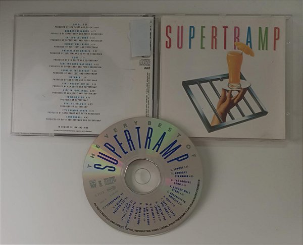 Cd The Very Best Of - Importado Interprete Supertramp (1990) [seminovo]