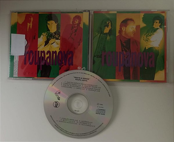 Cd Frente e Verso Interprete Roupa Nova (1990) [seminovo]