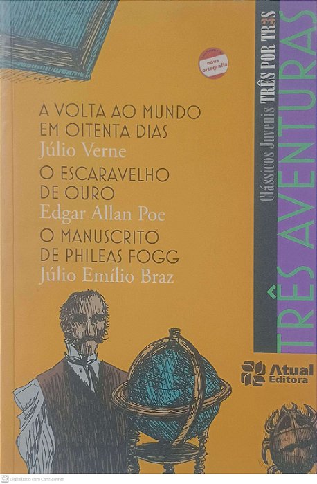 Livro Tres Aventuras Autor Verne, Julio / Poe, Edgar Allan e Julio Emilio Braz (2009) [usado]