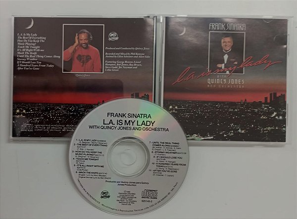 Cd L.a. Is My Lady Interprete Frank Sinatra e Quincy Jones (1990) [usado]