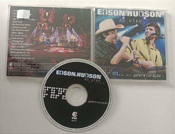 Cd ao Vivo / Galera Coração Interprete Edson e Hudson (2005) [seminovo]