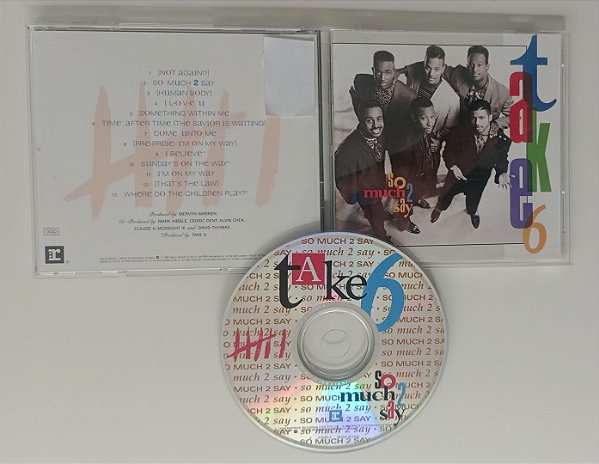Cd So Much 2 Say (eua) Interprete Take 6 (1990) [usado]