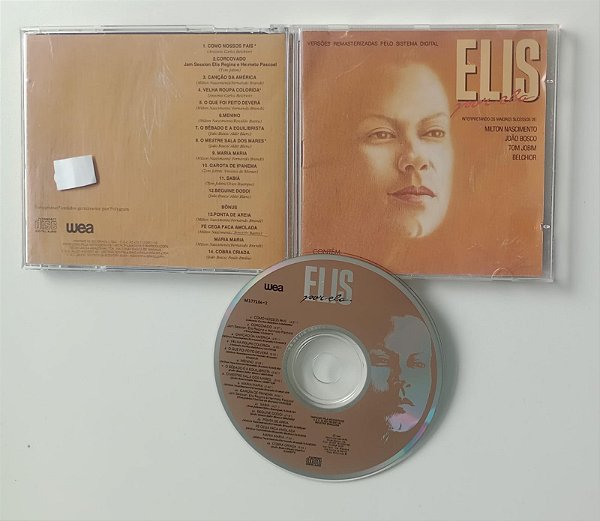 Cd Elis por Ela / Coletânea Interprete Elis Regina (1992) [seminovo]