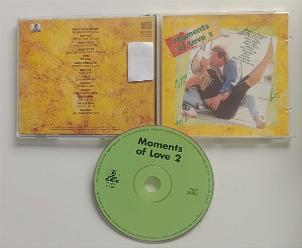 Cd Moments Of Love 2 Interprete Vários Artistas (1994) [usado]