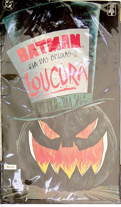 Gibi Batman - Dia das Bruxas 2: Loucura Autor Loeb, Jeph (1996) [usado]