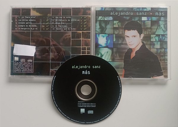 Cd Más Interprete Alejandro Sanz (1998) [usado]