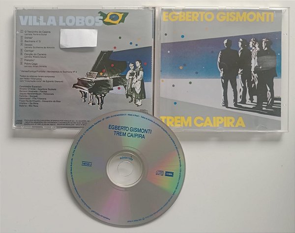 Cd Trem Caipira Interprete Egberto Gismonti (1994) [usado]