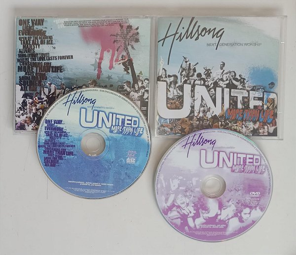 Cd United / More Than Life Interprete Hillsong (2004) [usado]