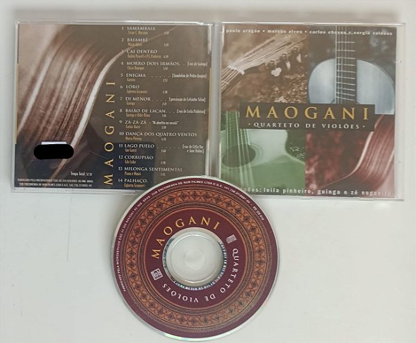 Cd Maogani Interprete Quarteto de Violões [seminovo]