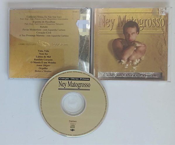 Cd Obras-primas / Coletânea Interprete Ney Matogrosso [seminovo]