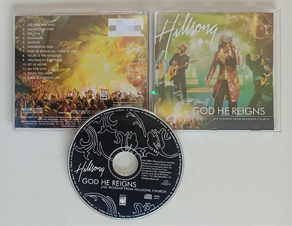 Cd God He Reigns / Worship Interprete Hillsong (2005) [usado]