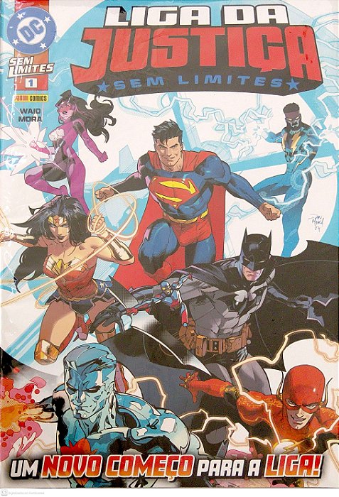 Gibi Liga da Justiça sem Limites #1 Autor Waid, Mark (2025) [usado]