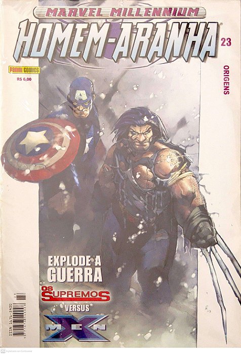 Gibi Marvel Millennium - Homem-aranha #23 Autor Bendis, Brian Michael (2003) [usado]