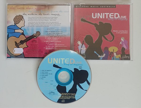 Cd United Live Interprete Hillsong [seminovo]