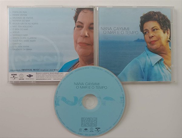 Cd o Mar e o Tempo Interprete Nana Caymmi (2002) [usado]