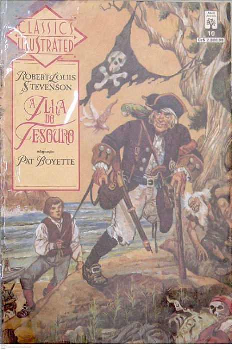 Gibi a Ilha do Tesouro [classic Illustrated #10] Autor Stevenson, Robert Louis (1991) [usado]