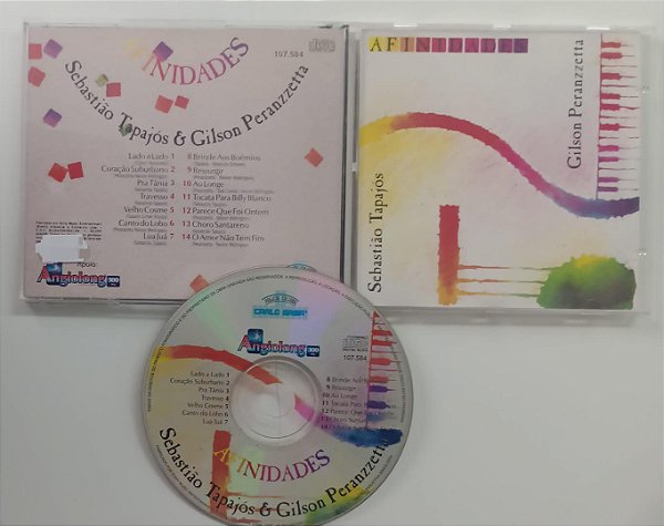 Cd Afinidades Interprete Sebastião Tapajós e Gilson Peranzzetta [seminovo]