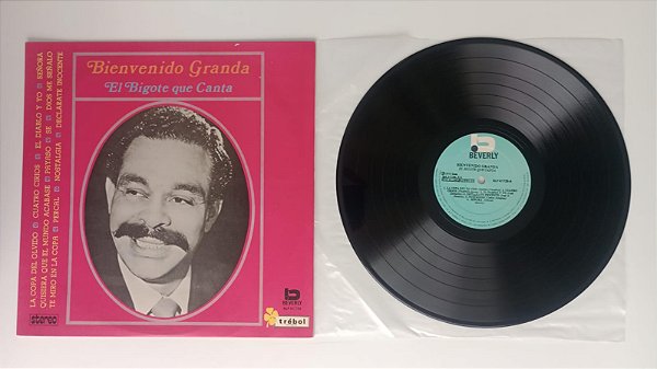 Disco de Vinil El Bigote que Canta Interprete Bienvenido Granda (1975) [usado]