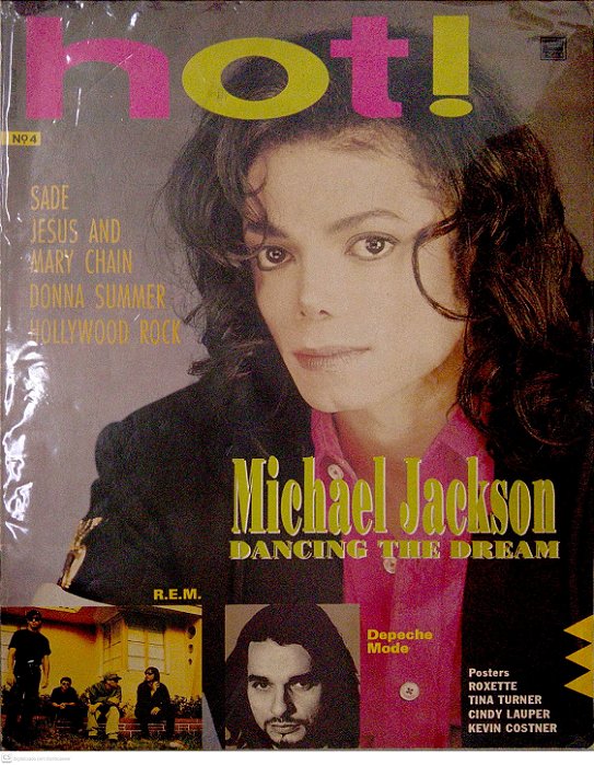 Revista Hot! #4 - Michael Jackson - Dancing The Dream Autor (1992) [usado]