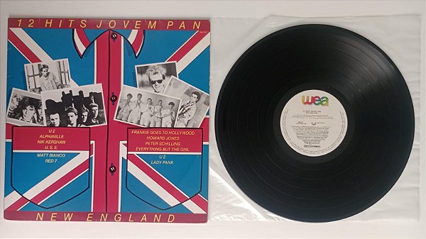 Disco de Vinil Jovem Pan - 12 Hits New England Interprete U2, Alphaville e Vários Artistas (1985) [usado]