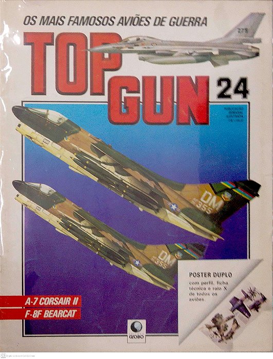 Revista Top Gun #24 - os Mais Famosos Aviões de Guerra Autor (1991) [usado]