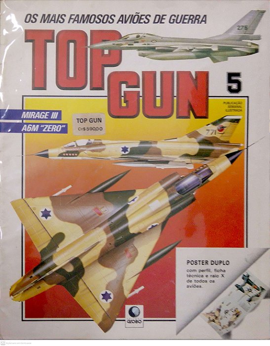 Revista Top Gun #5 - os Mais Famosos Aviões de Guerra Autor (1990) [usado]