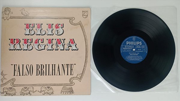 Disco de Vinil Falso Brilhante Interprete Elis Regina (1976) [usado]
