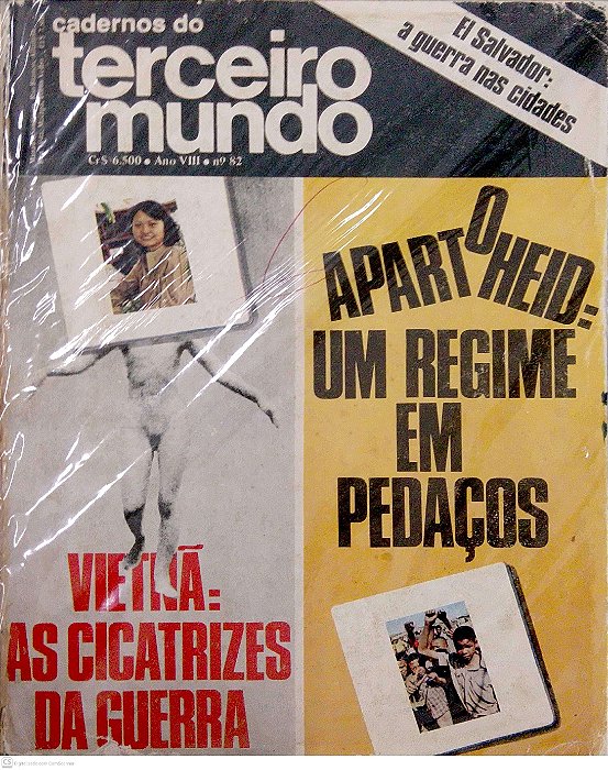Revista Cadernos do Terceiro Mundo #82 - Vietnã / o Apartheid Autor (1985) [usado]