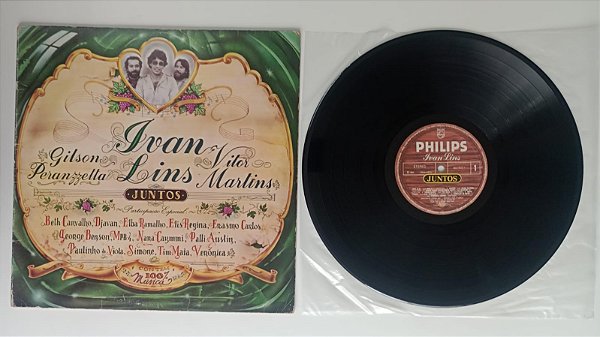 Disco de Vinil Juntos Interprete Ivan Lins (1984) [usado]