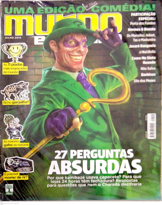 Revista Mundo Estranho #141 - 27 Perguntas Absurdas Autor (2013) [usado]