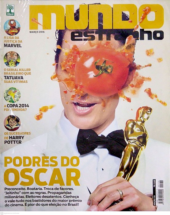 Revista Mundo Estranho #178 - Podres do Oscar Autor (2016) [usado]
