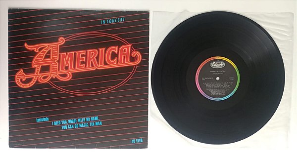 Disco de Vinil In Concert Interprete America (1985) [usado]