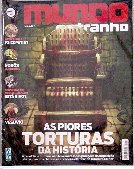 Revista Mundo Estranho Nº 167 - as Piores Torturas da História Autor (2015) [usado]