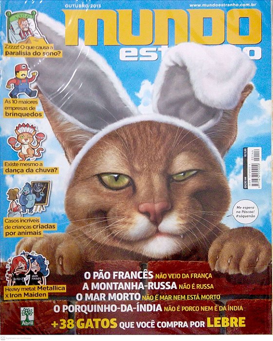 Revista Mundo Estranho #144 - Gatos que Você Compra por Lebre Autor (2013) [usado]