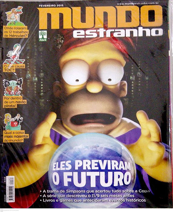 Revista Mundo Estranho #163 - Eles Previram o Futuro Autor (2015) [usado]