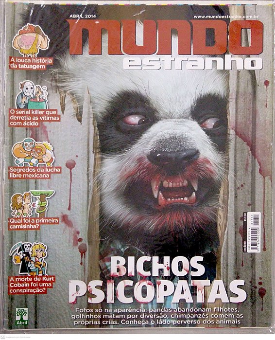 Revista Mundo Estranho #151 - Bichos Psicopatas Autor (2014) [usado]