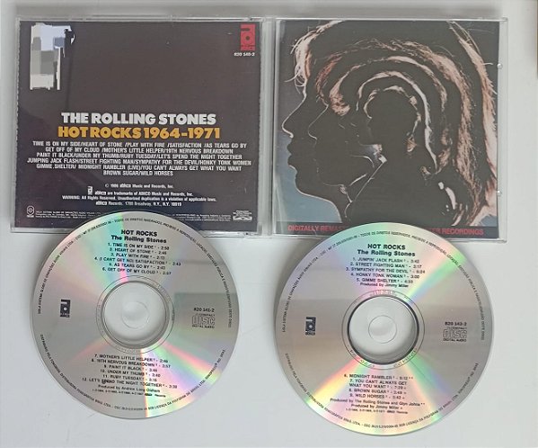 Cd Hot Rocks - Duplo Interprete The Rolling Stones [usado]