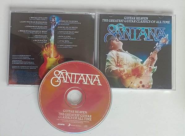 Cd Guitar Heaven Interprete Santana (2010) [seminovo]