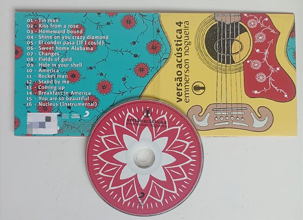 Cd Versão Acústica 4 Interprete Emmerson Nogueira [usado]