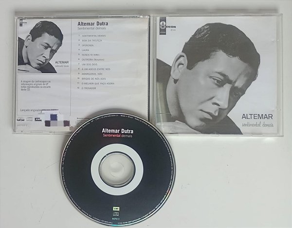 Cd Sentimental Demais Interprete Altemar Dutra [seminovo]