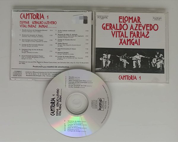 Cd Cantoria 1 Interprete Elomar, Geraldo Azevedo Etc. [usado]