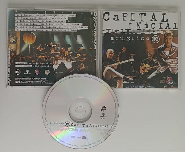 Cd Acústico Mtv Interprete Capital Inicial (2000) [usado]